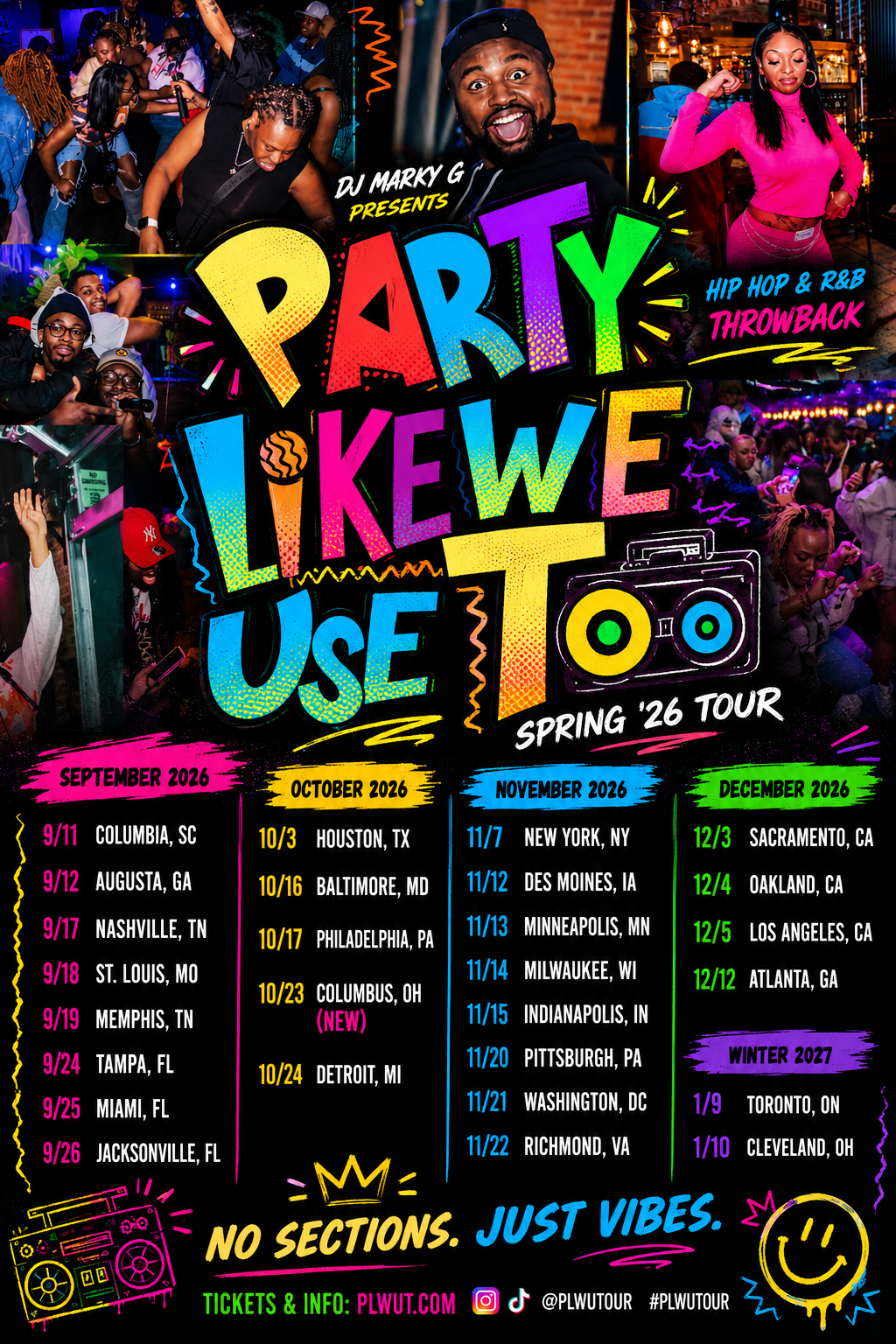 Party Like We Use Too Fall 2026 Tour