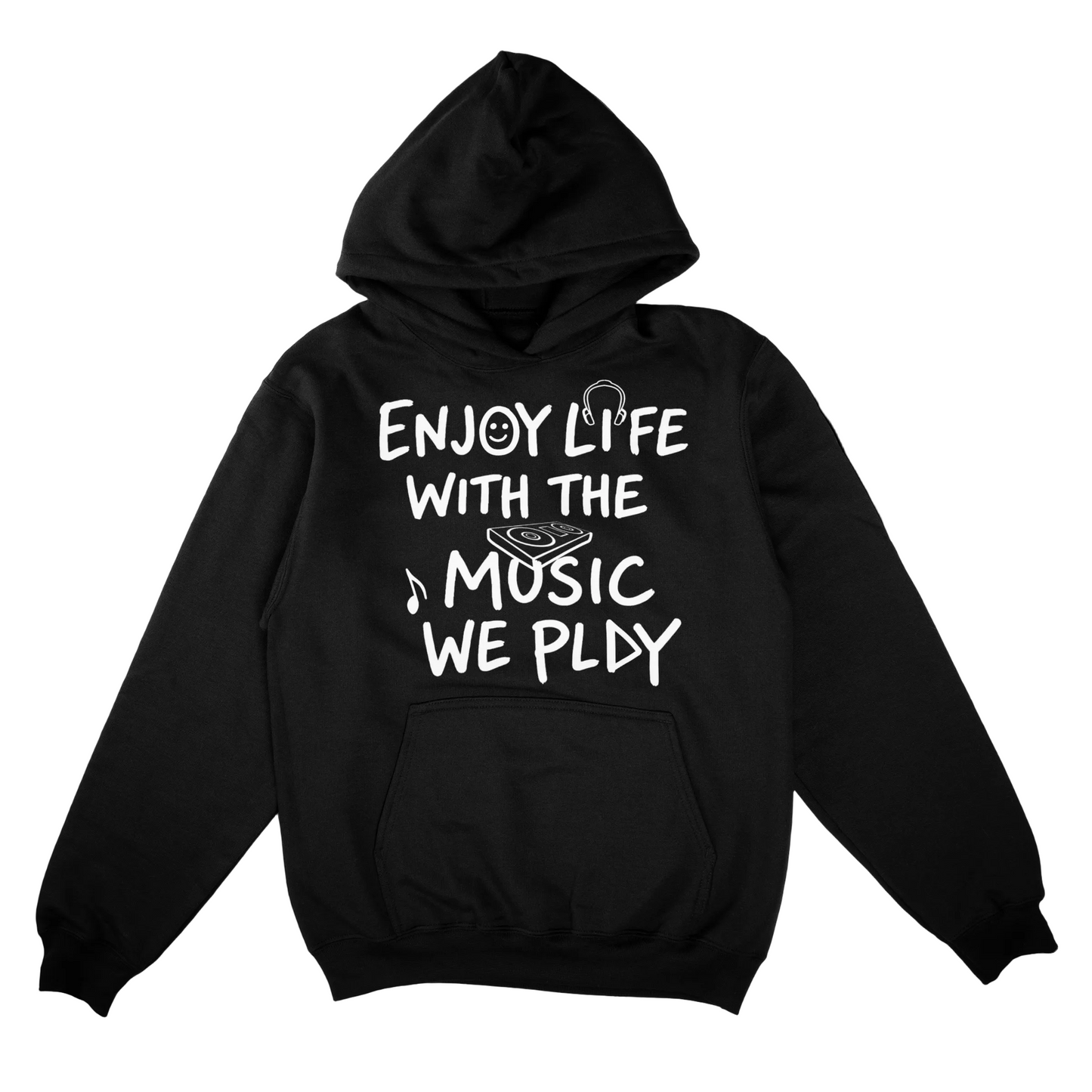 Enjoy Life  Hoodie - Black