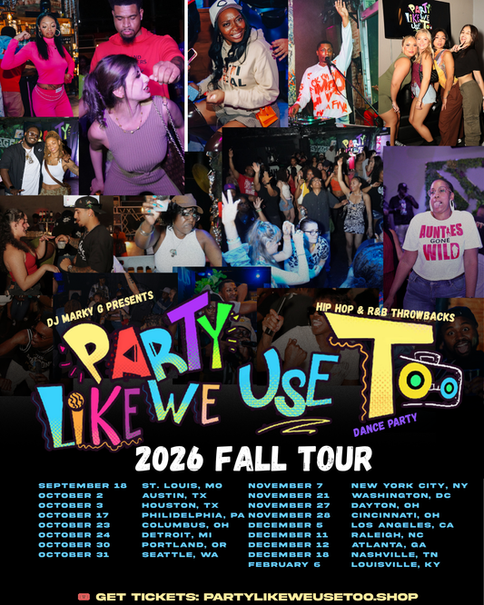 Party Like We Use Too Fall 2026 Tour